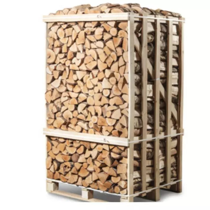 Power Crate 2.2m³ Kiln-Dried Birch Firewood Logs