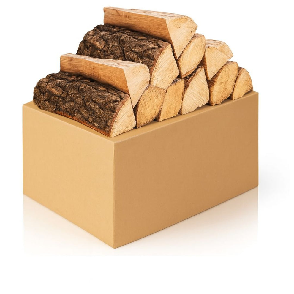 Kiln Dried Oak Logs – 20kg Box – Stack & Burn - Kiln Dried Firewood