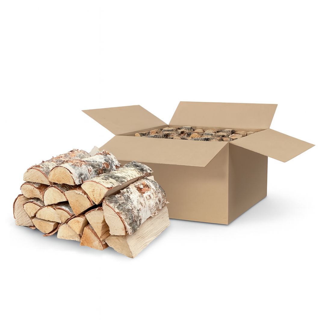 Kiln Dried Birch Hardwood Logs 20kg